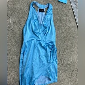 DO+BE Light Blue Satin Dress